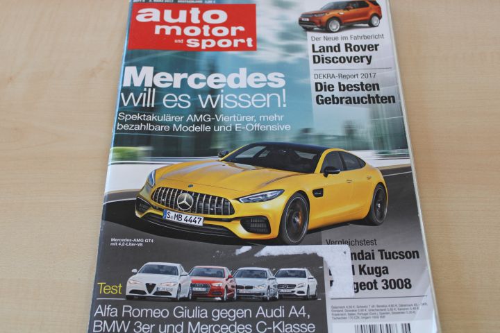 Deckblatt Auto Motor und Sport (06/2017)